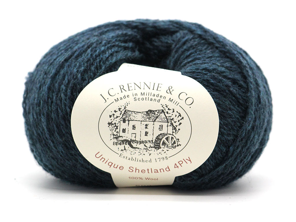 Unique Shetland 4ply -  Storm 288